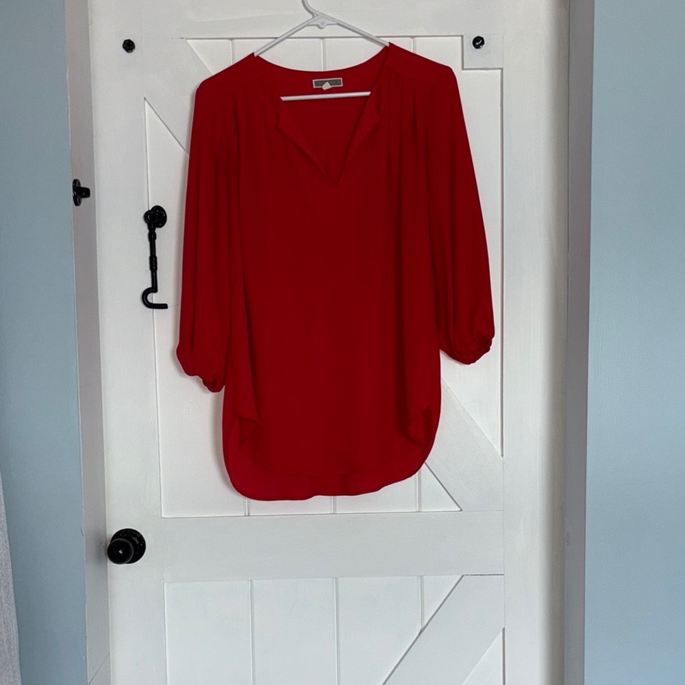 Women's Red Blouse